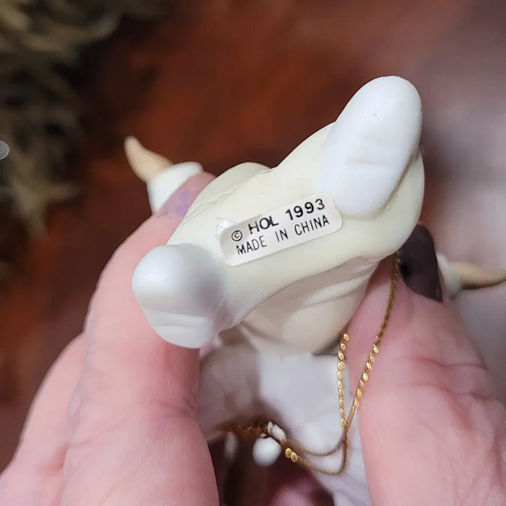 1993 House of Lloyd Native American Angel Ornaments Porcelain